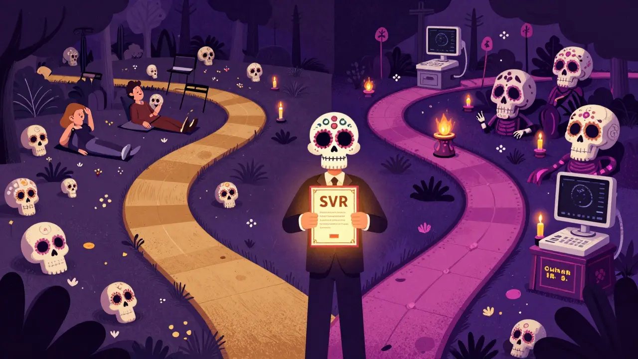 Two paths diverging: one for low risk, one for high-risk surveillance