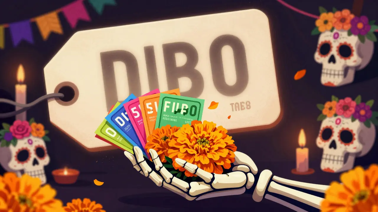 Skeletal hand turning discount coupons into marigold flowers